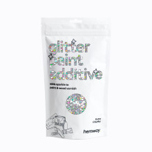 (Silver Holographic, Extra Chunky) Hemway Glitter Additive For Interior & Exterior Paint