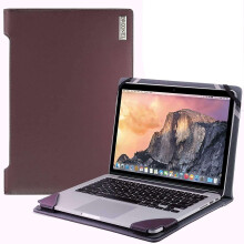 Broonel - Profile Series - Lilla l?der laptoptaske - Kompatibel med ASUS Zenbook Duo (2024) UX8406 ???4""""