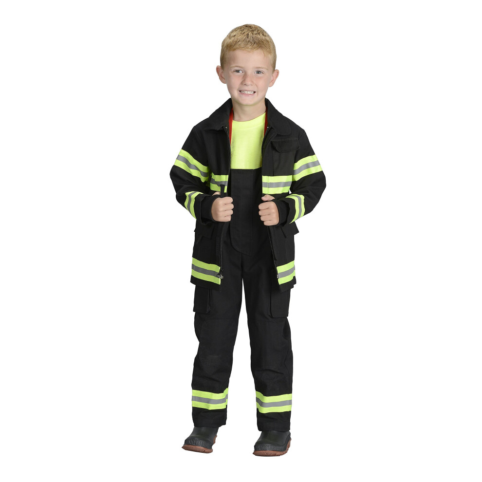 Combinaison de pompier junior Aeromax FB-68, taille 6-8, noire