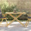 VidaXL vidaXL Gartentisch Klappbar 110x55x75 cm Bambus 1