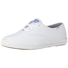 Keds womens Champion Leather Sneaker  White  6.5 Wide US