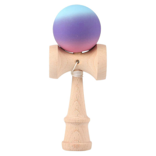 Beech Three Color Gradient Kendama Elastic Ball And Cup Balancing Game Toy 1