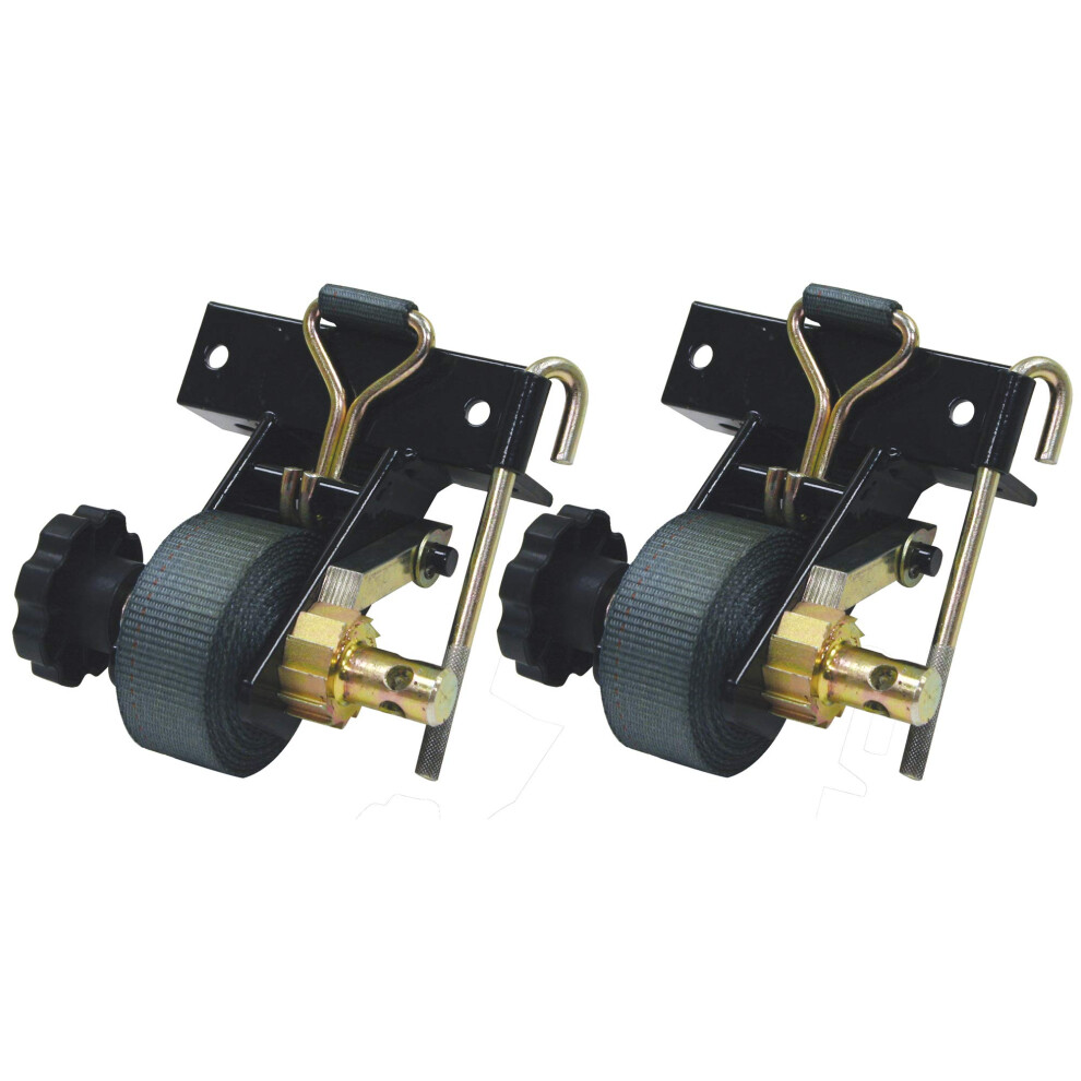 Buyers Products 5480005 Ratchet Tie Down For Square Tube Ladder Racks Pack Of 2 Black 724920102377