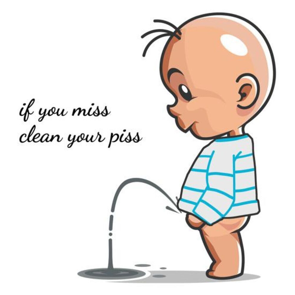 Sticker Decal Waterproof Lovely Adorable Creative Novelty Decorative PVC Child Pee Toilet Decal Household Supplies