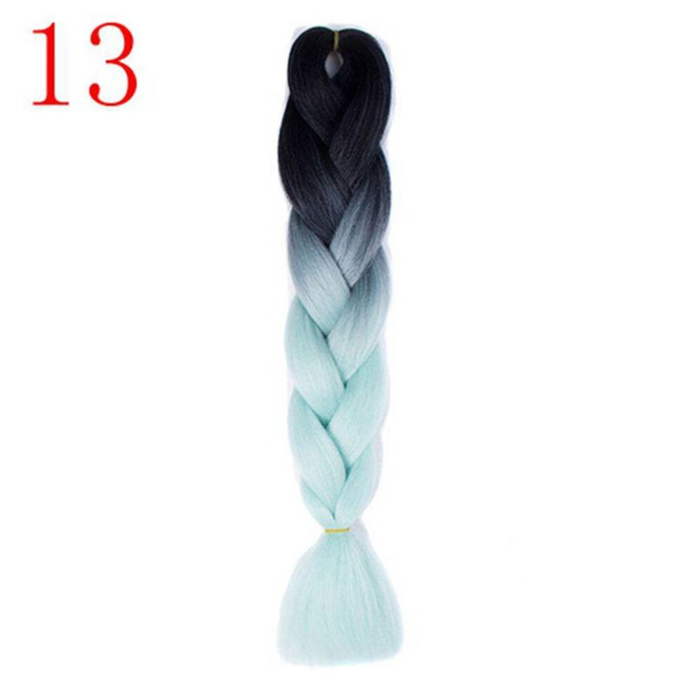 (13) Long Jumbo Braids Hair 24inch 100g/pc African Style Synthetic Braiding Hair Crochet Braids