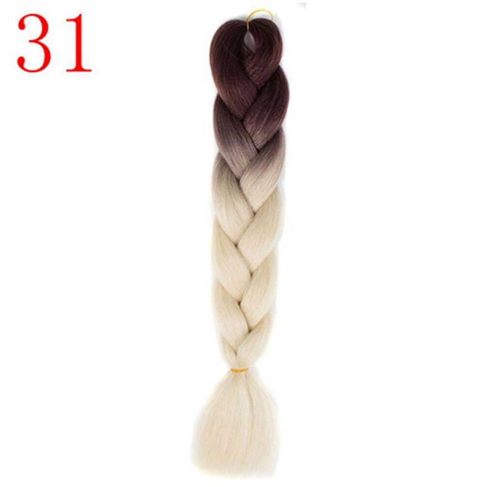 (31) Long Jumbo Braids Hair 24inch 100g/pc African Style Synthetic Braiding Hair Crochet Braids
