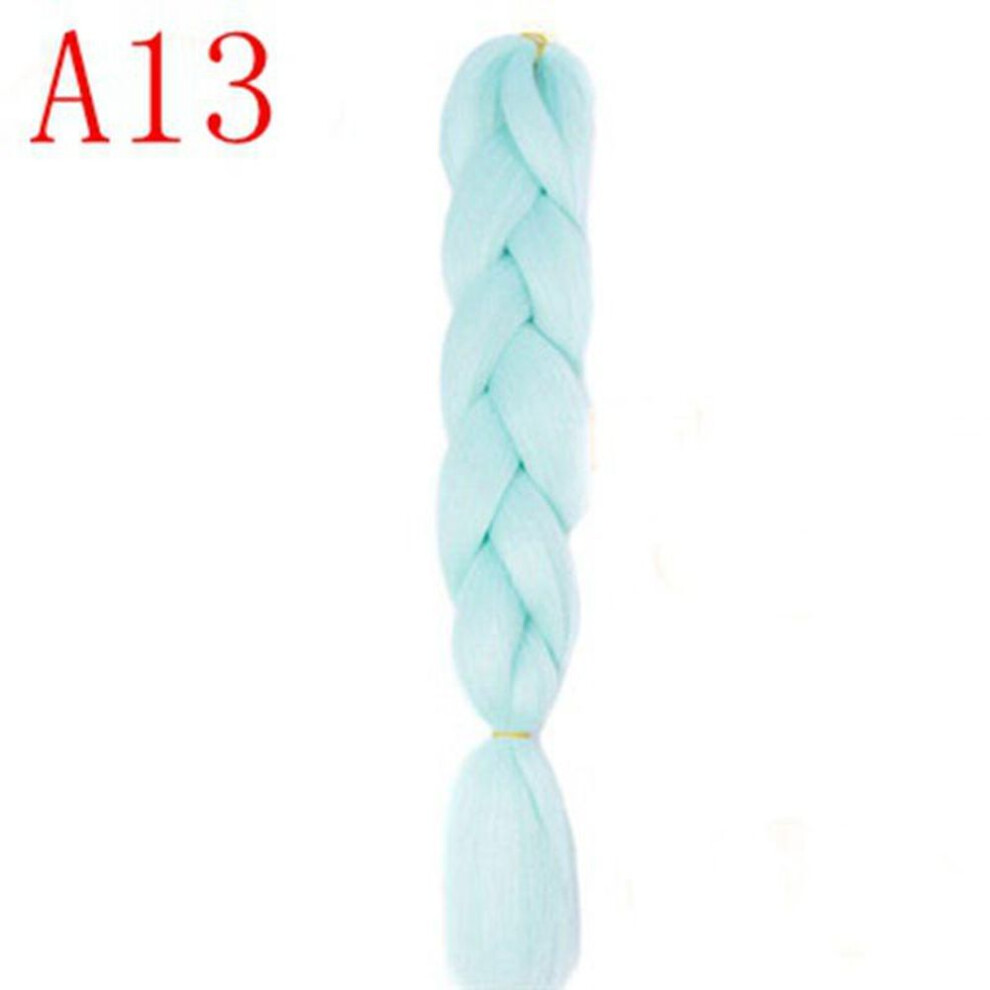 (A13) Long Jumbo Braids Hair 24inch 100g/pc African Style Synthetic Braiding Hair Crochet Braids