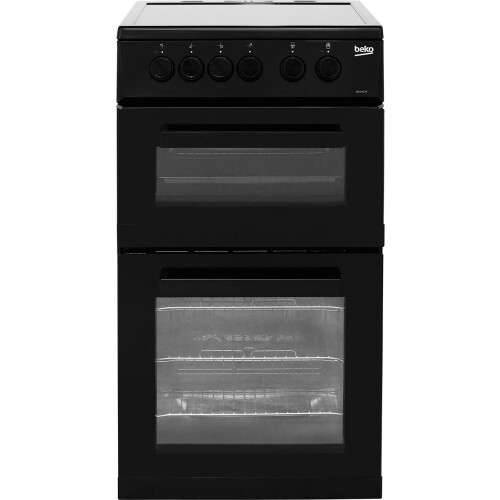 Beko KDC5422AK 50cm Electric Cooker with Ceramic Hob - Black - A Rated