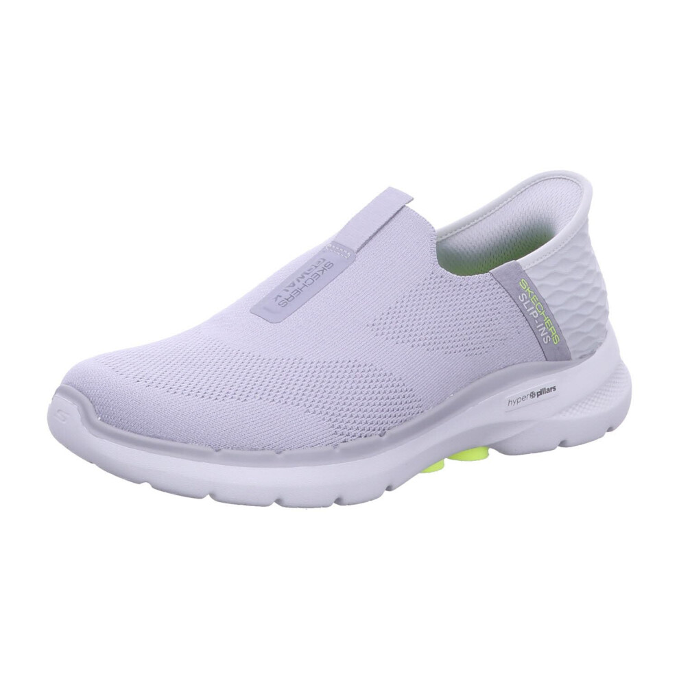 Skechers Men's Gowalk 6 Slip-Ins-Athletic Slip-On Walking Shoes | Casual Sneakers with Memory Foam  Grey  10
