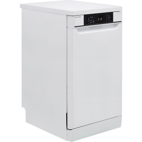 Sharp Sharp QW-NS1CF49EW-EN Slimline Dishwasher - 10 Place Settings - White - E Rated with Active Ventilation Drying 2