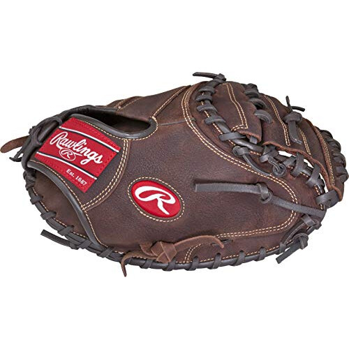 Rawlings Player Preferred Baseball Catcher's Mitt Regular 1-Piece Solid Web 33 tommer