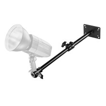 Pied/support pour mur/plafond - WALIMEX - 16444 - 54 cm - Noir - Métal