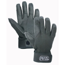 Petzl CORDEX Gloves - Lightweight, Breathable Leather Belay Gloves for Climbing and Rappelling - Tan - L