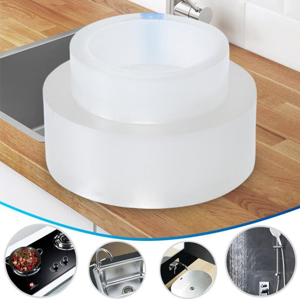 (0.5mm*30mm*3m) Sink Kitchen Waterproof Transparent Tape Nano Mildew Strong Self-adhesive Pool Water Seal Bathroom Gap Strip Silicone Stickers