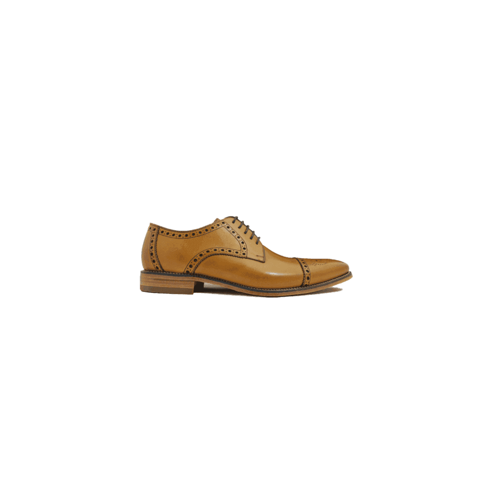 (10.5 (Adults')) Foley | Tan Leather | Mens Derby Shoes