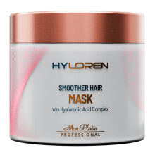 Masca de par profesionist Mon Platin pentru parul deteriorat ?i ndreptat 500 ml - hy loren mai neted cu acid hialuronic tratament de condi?ionar