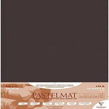Clairefontaine Pastelmat Sheets 50x70cm 360g Anthracite 5 Pack 50 x 70 cm