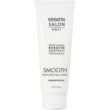Keratin Salon Direct Keratin-Haarbehandlung 4 oz | Frizz Control Formaldehydfreie Glttungsbehandlung in Salonqualitt, lang anhaltende Creme fr