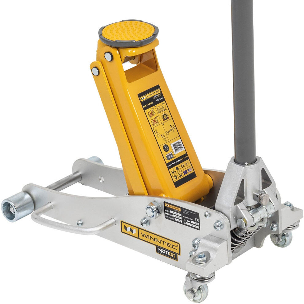 Winntec 1.5 Ton Aluminium / Steel Trolley Jack 8800212959279