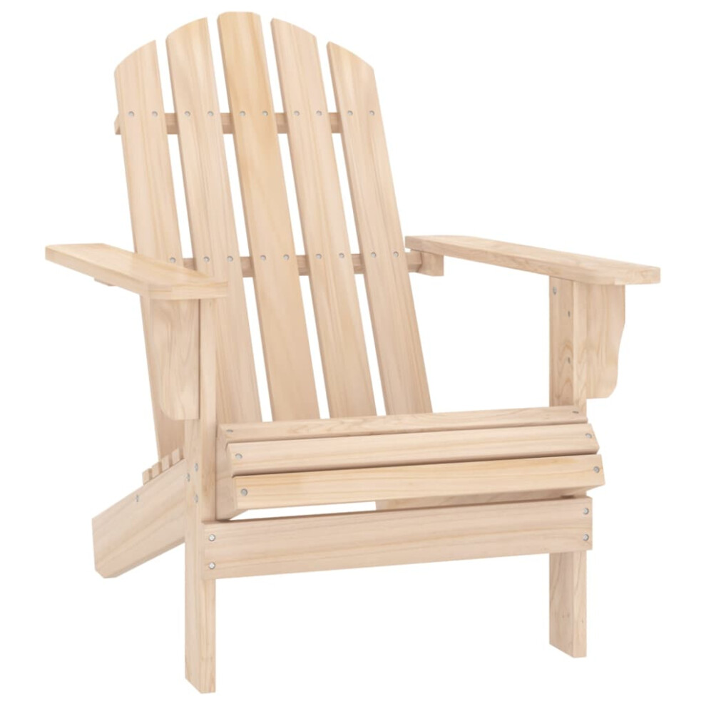 Vidaxl Garden Adirondack Chair Solid Fir Wood