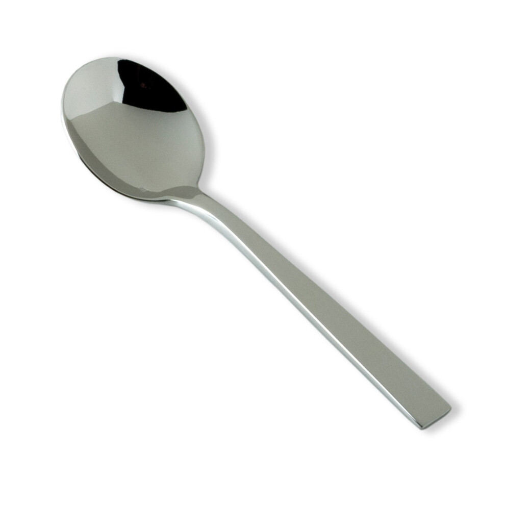 Juego De 12 Cubiertos Fortessa Spada De Acero Inoxidable 18/10 Con Cuchara Para Caldo-image