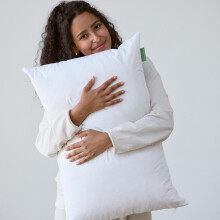Avocado 100% Certified Organic Bed Pillow with Organic Cotton Shell Organic Latex & Kapok Fill Queen