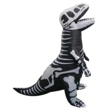 Skelett T-Rex aufblasbare Erwachsene Kostm | Standard