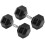 Fitvids Rubber Encased Hex Dumbbell  50LB  Pair 2