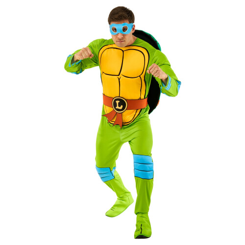TMNT Leonardo Heren Deluxe kostuum Groot