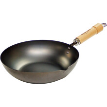 River Light Iron Frying Pan Extreme Japan 11.8 inches 30 cm Induction Compatible Made in Japan Wok