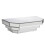 Contemporary Floating Mirrored Glass Stepped Shelf 2