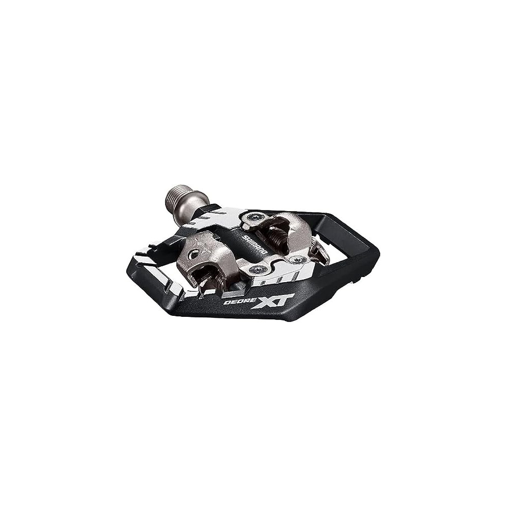 SHIMANO Pedals PD-M8120 Deore XT Trail Wide SPD Pedal  Black  916 inches  PDM8120