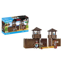 Playmobilmobil Asterix 71542 Rmisches Lager Aufregende Eroberung des Lageres durch die Gallier, einschlielich Zaubertrank, um Kraftdetails fr