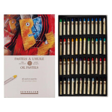 Sennelier Cardboard Oil Pastel Set 48 Count Pack of 1 Multicolor