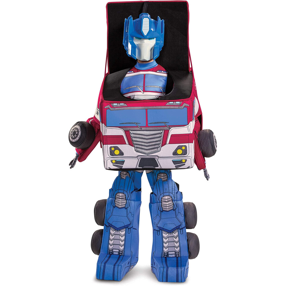 Photos - Fancy Dress Transformers Converting Optimus Prime Child Costume | M B07KW55KVY(7-8)