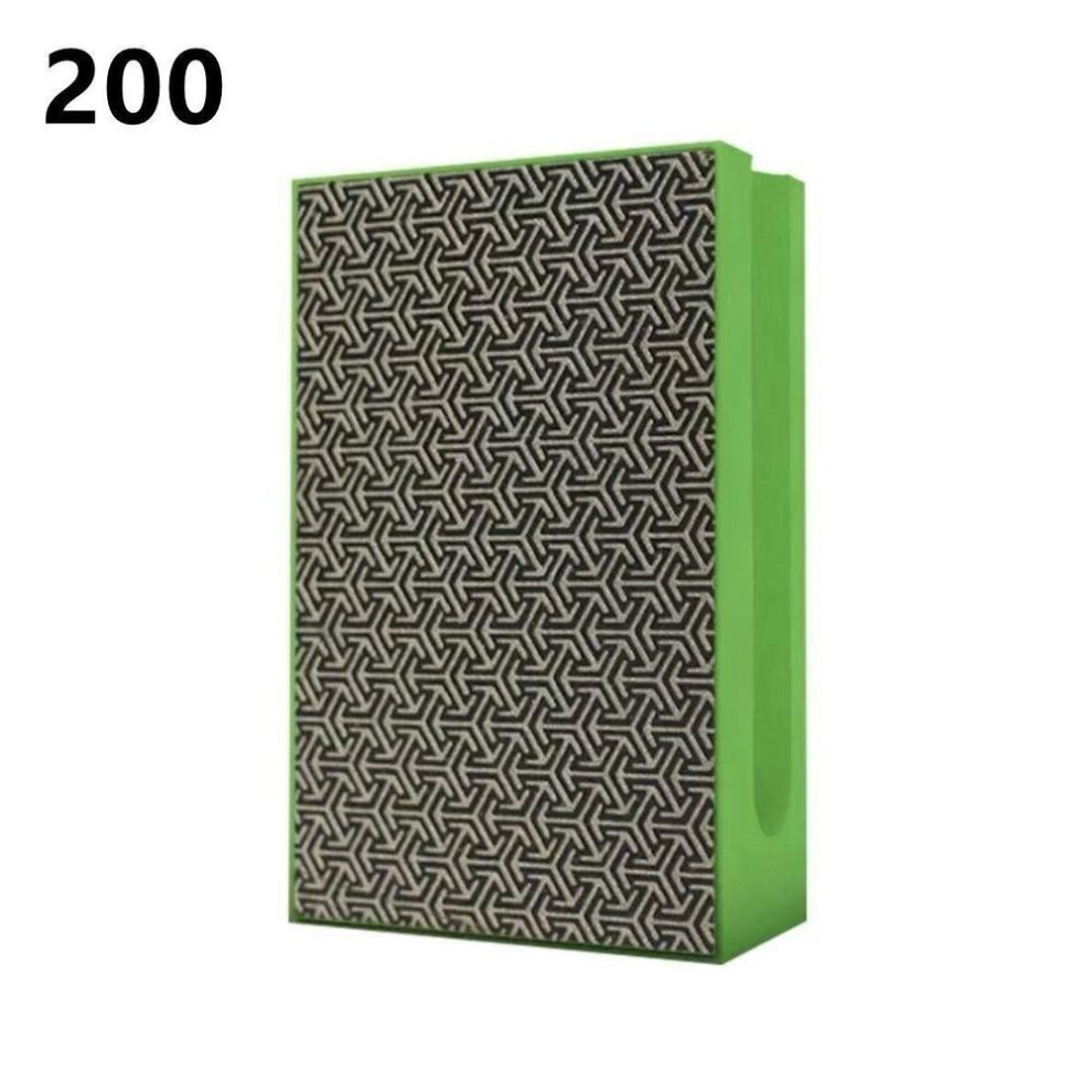 (no 200) 1pcs Diamond Hand Polishing Pads 95x60mm Tile Glass Abrasive Grinding Block Pad Stone Marble Ceramic Abrasive Sanding Disc