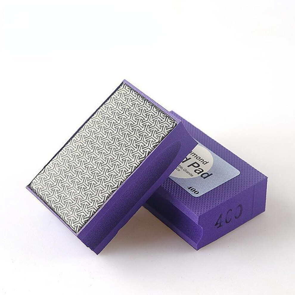 (no 400) 1pcs Diamond Hand Polishing Pads 95x60mm Tile Glass Abrasive Grinding Block Pad Stone Marble Ceramic Abrasive Sanding Disc