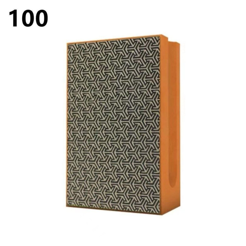 (no 100) 1pcs Diamond Hand Polishing Pads 95x60mm Tile Glass Abrasive Grinding Block Pad Stone Marble Ceramic Abrasive Sanding Disc