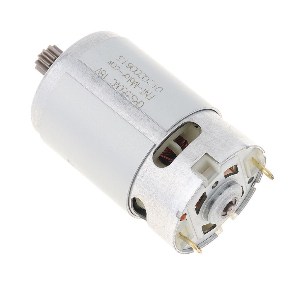 (18V) Rs550 10.8v/12v/14.4v/18v/21v/25v Dc Motor With Two-speed 11 Teeth 19500/23000/24500/27500/29000/30000 Rpm For Cordless Charge Drill Screwdriver