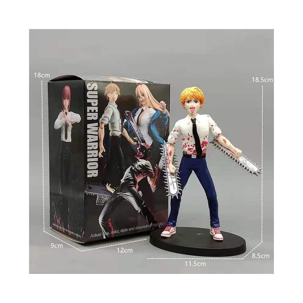 (DenjiChainsaw) Man 72in Chainsaw Figure Toys Denji Power Pochita Makima Model Gift Kids Xmas