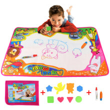 Kids Aqua Doodle Water Painting Drawing Mat Large Writing Board Magic Pen Toy