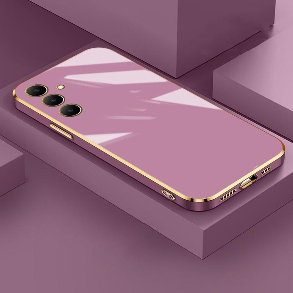 (purple, OPPO A57 5G) Case For Oppo A78 5g A77 A77s A57 A57s A17 A96 A76 A98 A58 A74 A54 A94 A38 4g 5g Reno8 T 8t 4g Plating Soft Silicone Phone Cover