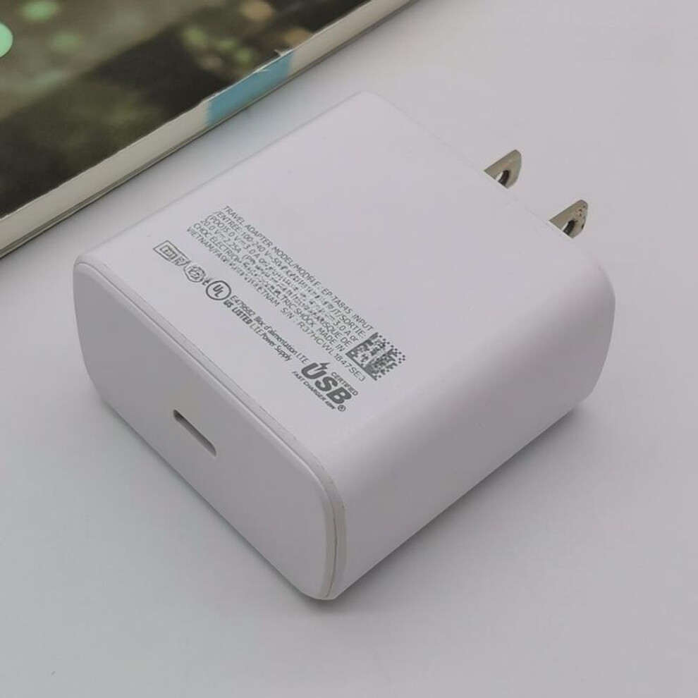(white, US) PD 45W Fast Charger For Samsung Galaxy S24Ultra S24 S23 S22 S21 S20 Note20 Ultra Plus A55 A54 A35 A25 A15 A05 Super Quick Charging
