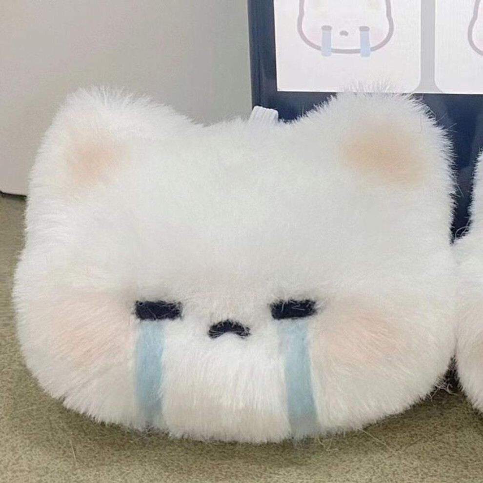 (Other, A2) 1Pcs Cartoon Cute Expression Rabbit Plush Keychain Kawaii Doll Pendant Backpack Hanging Decoration Car Key Accessories For Girls Gift