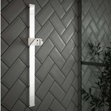 Euroshowers Aluminium Self Adhesive / No Drill Quick Shower Slide Rail