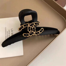 Trendy Hair Grip With Double C Design Acrylic Hair For Clip Women