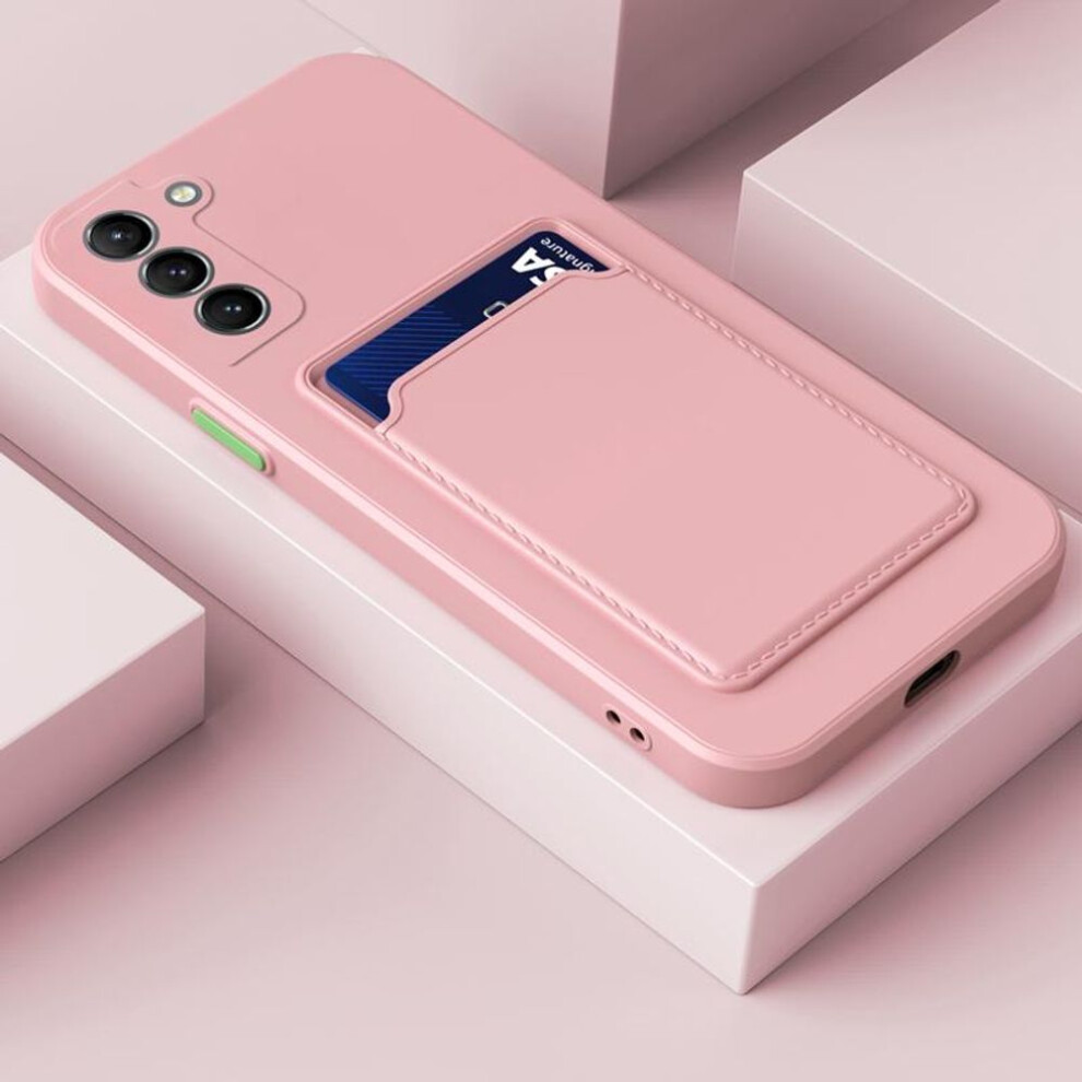 (pink, Samsung Galaxy A15 5G) Case For Samsung Galaxy A05 A05s A15 4g 5g A25 A35 A55 Square Card Slot Holder Soft Phone Cover For Soft Silicon Coque