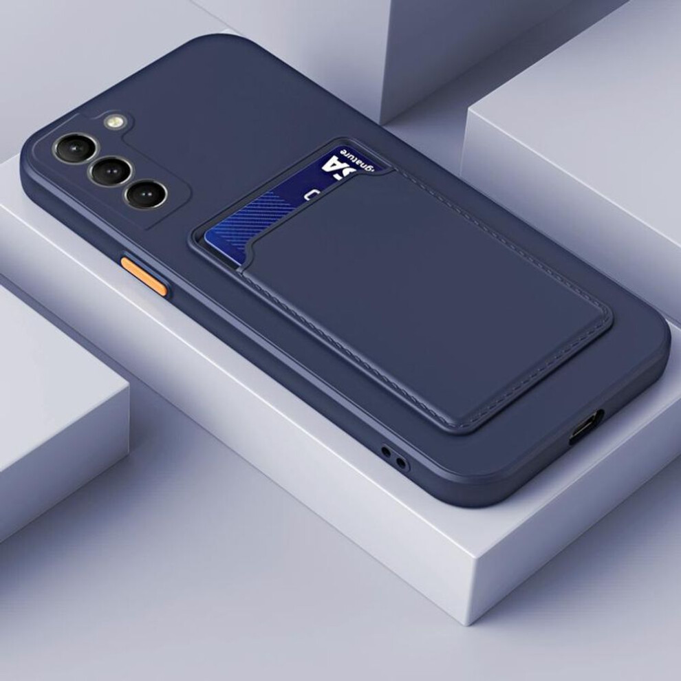 (blue, Samsung Galaxy A15) Case For Samsung Galaxy A05 A05s A15 4g 5g A25 A35 A55 Square Card Slot Holder Soft Phone Cover For Soft Silicon Coque