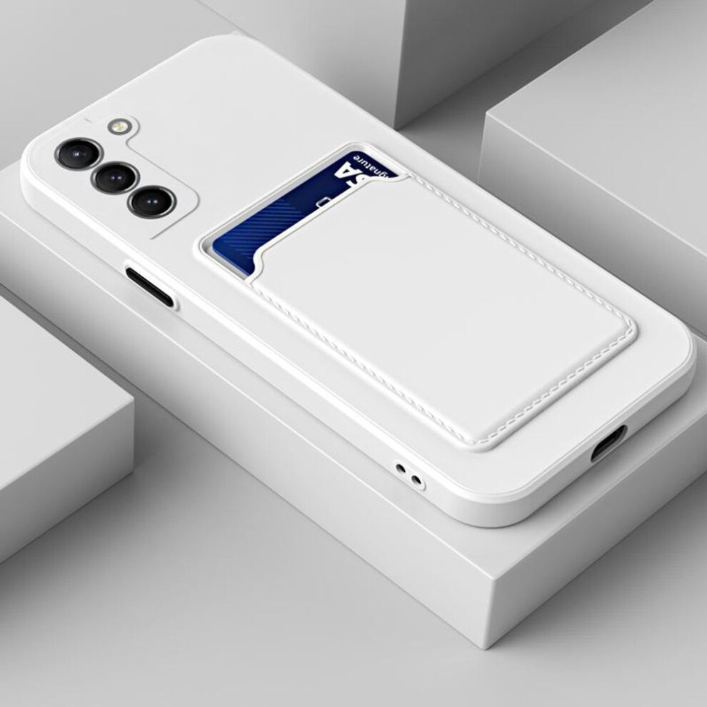 (white, Samsung Galaxy A05) Case For Samsung Galaxy A05 A05s A15 4g 5g A25 A35 A55 Square Card Slot Holder Soft Phone Cover For Soft Silicon Coque