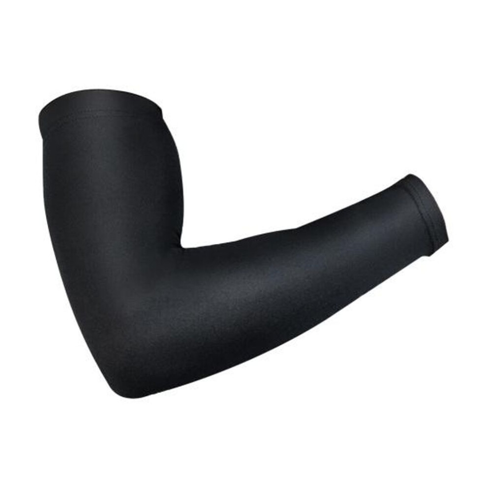 (black, M) Basketball Arm Guard Muscle Compression Arm Sleeve Uv Sun Protection Arm Cover Men Women Cooling Compression Arm Sleeve